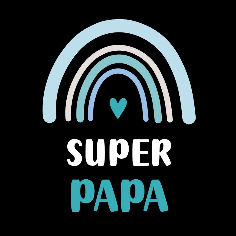 Super Regenbogen Papa Geschenk Papa