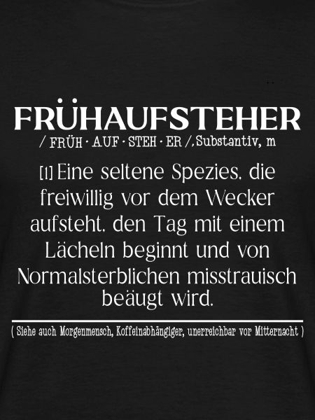Frühaufsteher Definition