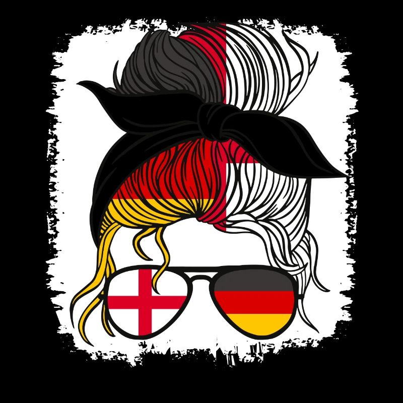Halb englisch, halb deutsch Mädchen Deutschland England Mama