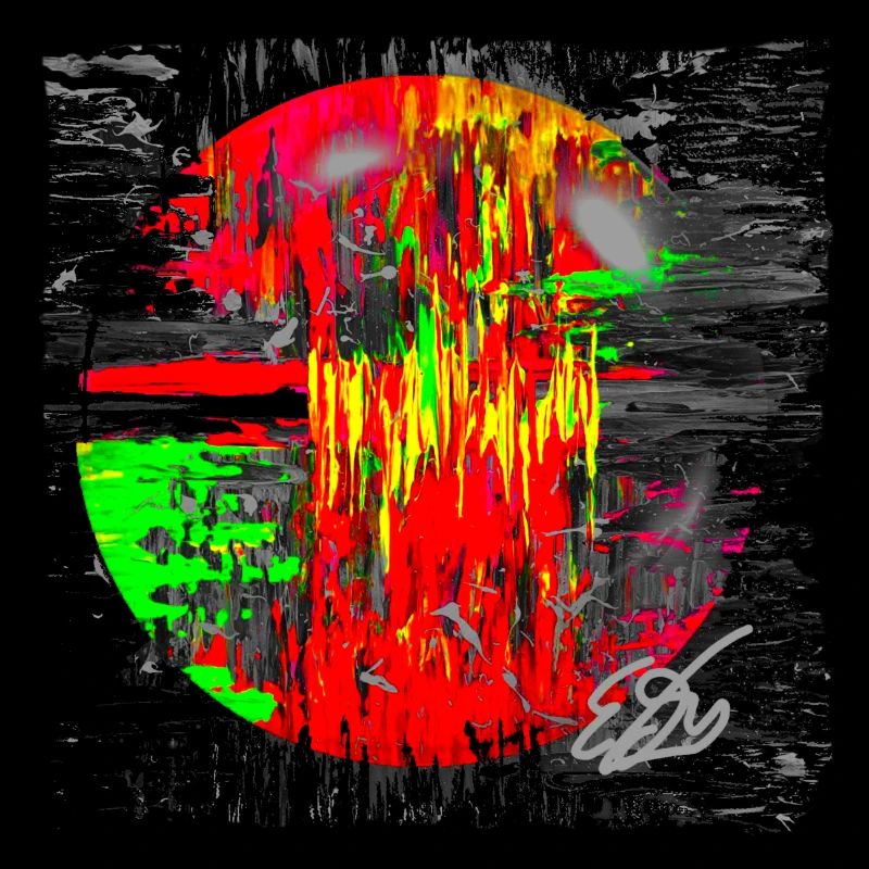 "RedMoon" Acryl Paint 53 by Marco Eckenbrecht