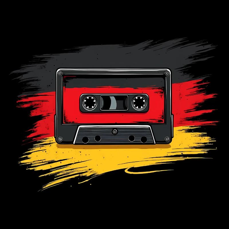 Look cassette mixtape des années 80
