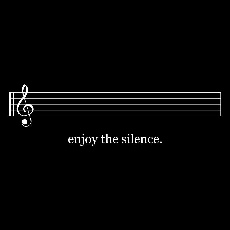 Enjoy the silence Bücher Ich liebe Bücher