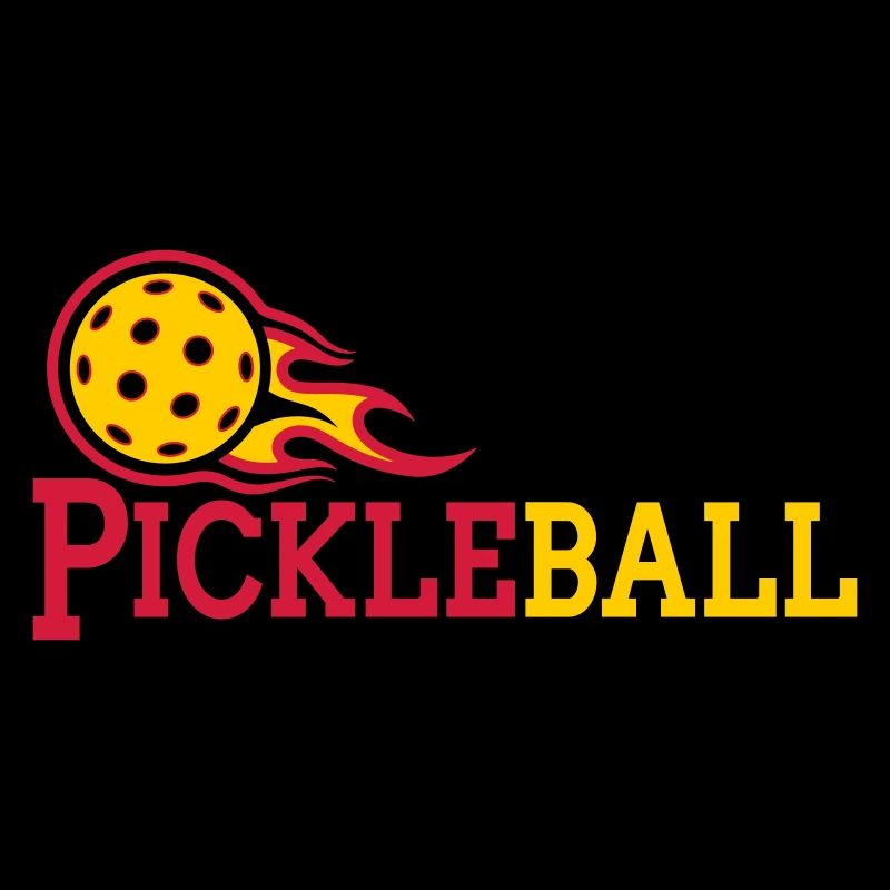 Pickleball Text Paddleball | Colors changeable