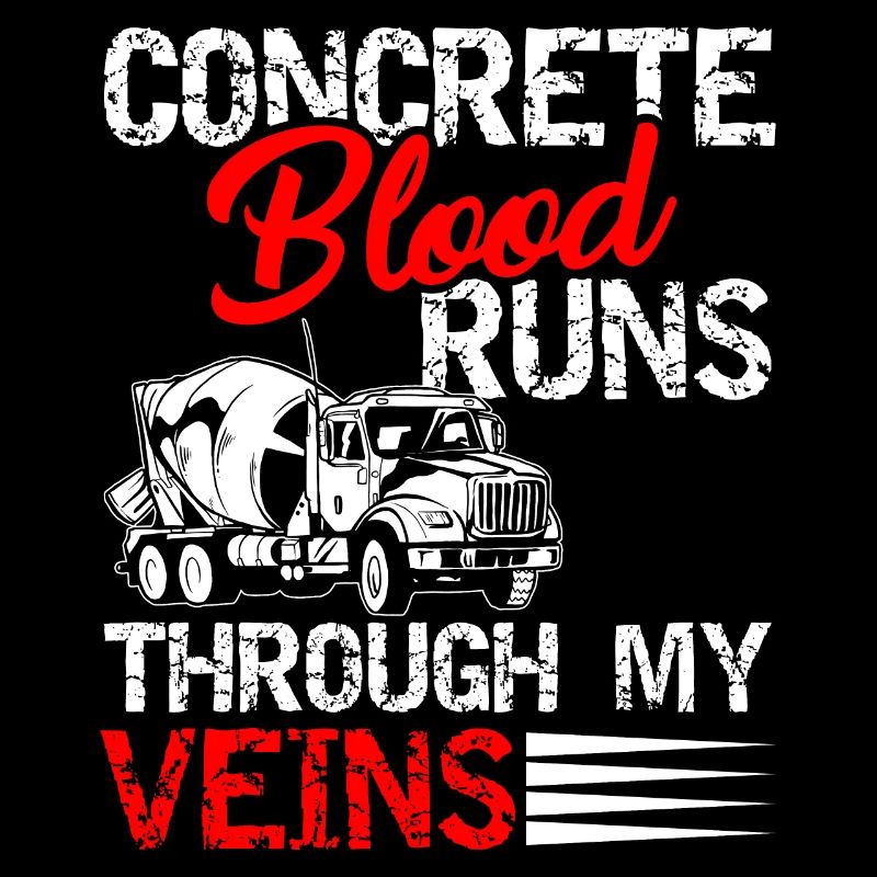 Runs Through My Veins Betonfertiger Geschenk