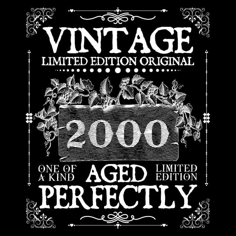 2000 | Vintage Perfectly seit 2000 Geburtstag