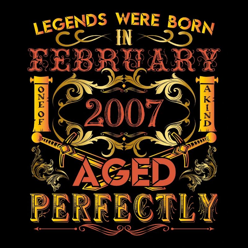 Februar 2007 - Geburtstag 2007 wurden Legenden geboren.