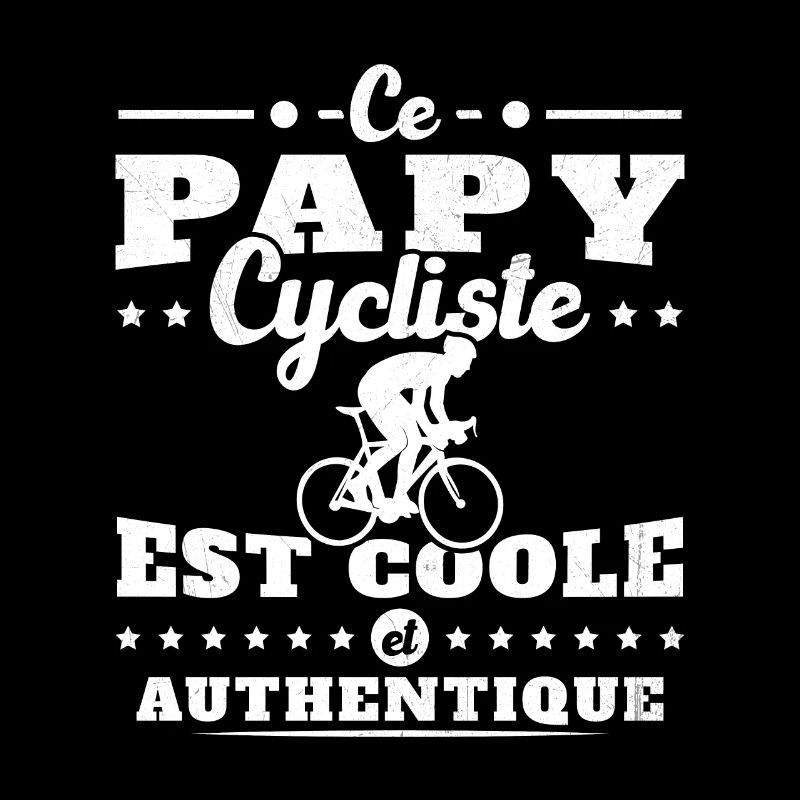 Ce papy cycliste est coole et authentique