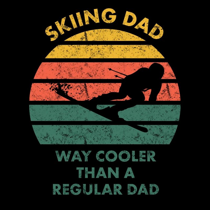 Skiing DAD - Way Cooler Than a Regular Dad