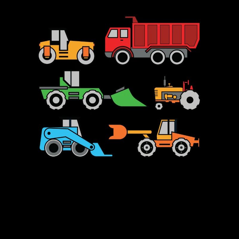 Construction Vehicles Dump Truck Digger Tractor