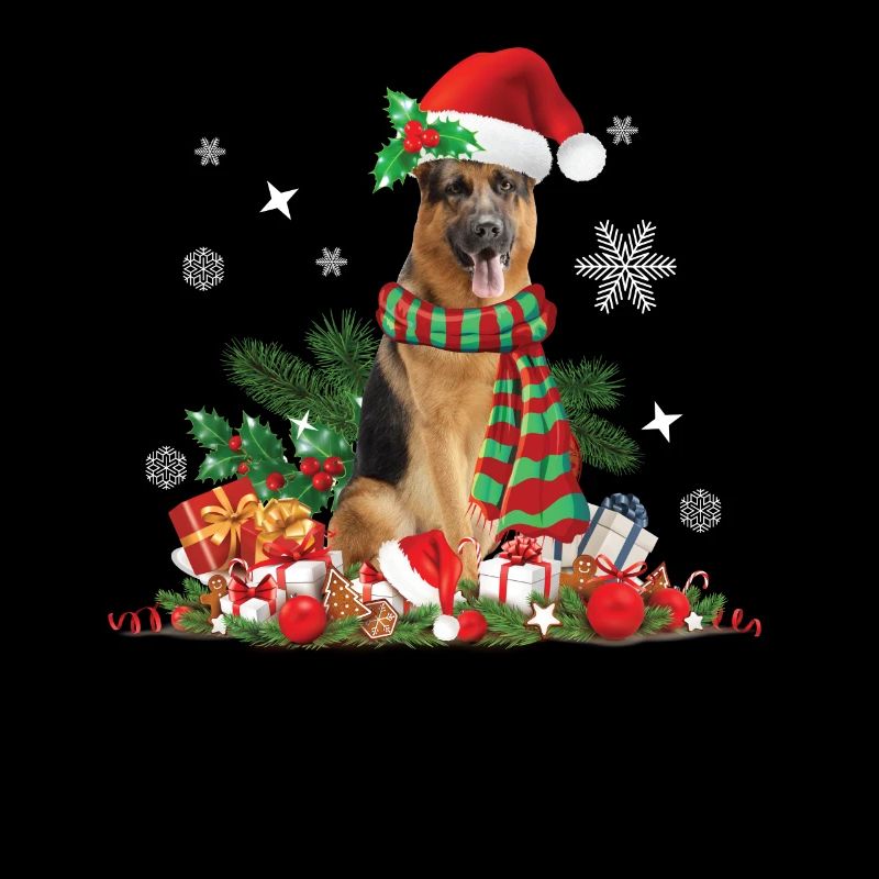 German Shepherd Christmas