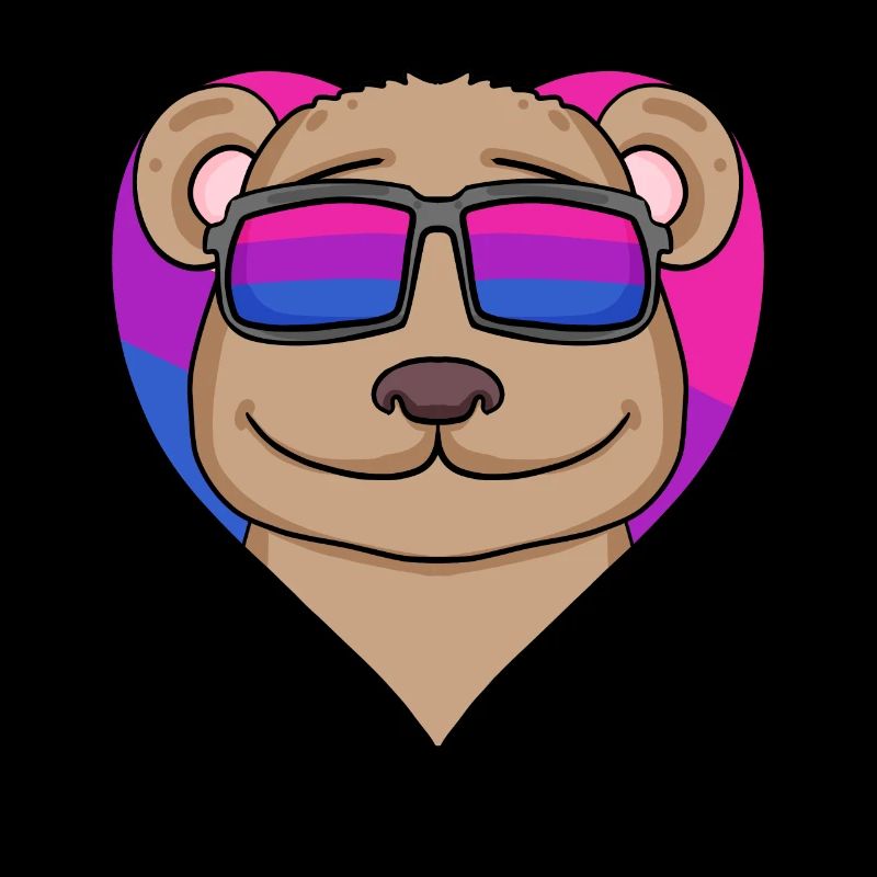 Cadeau bisexuel d’ours brun