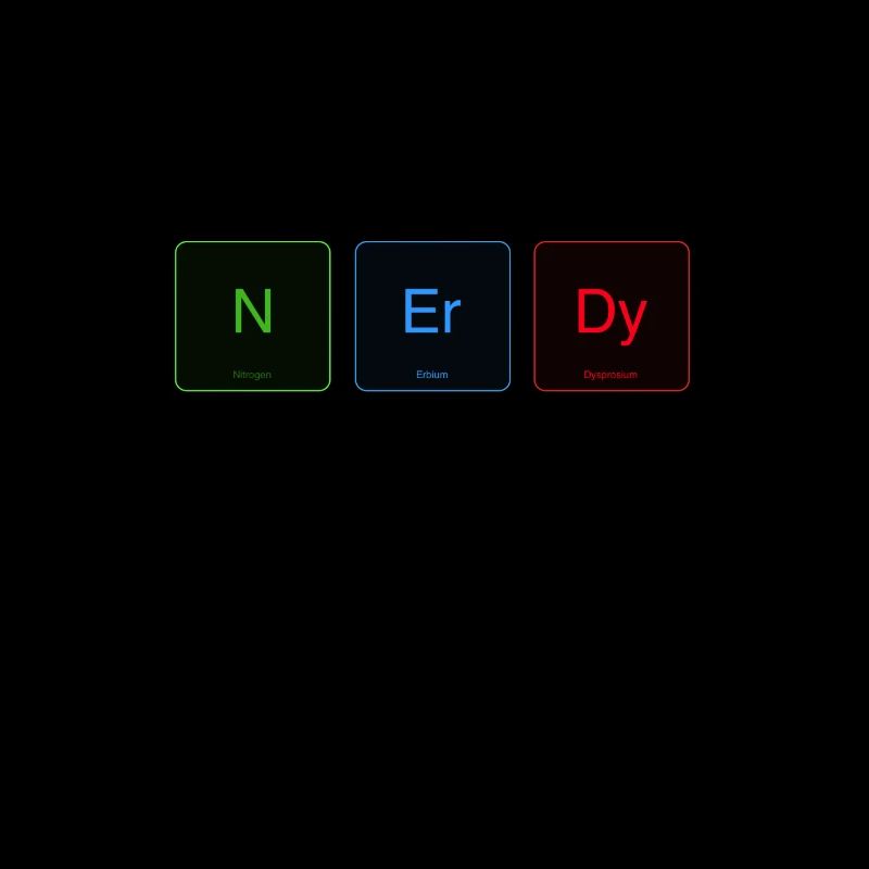 Nerdy Periodensystem