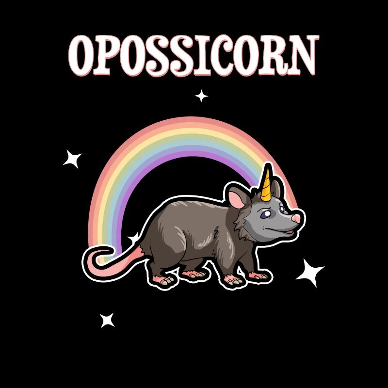 Conception d’opossum pour les amateurs d’opossum et d’opossum