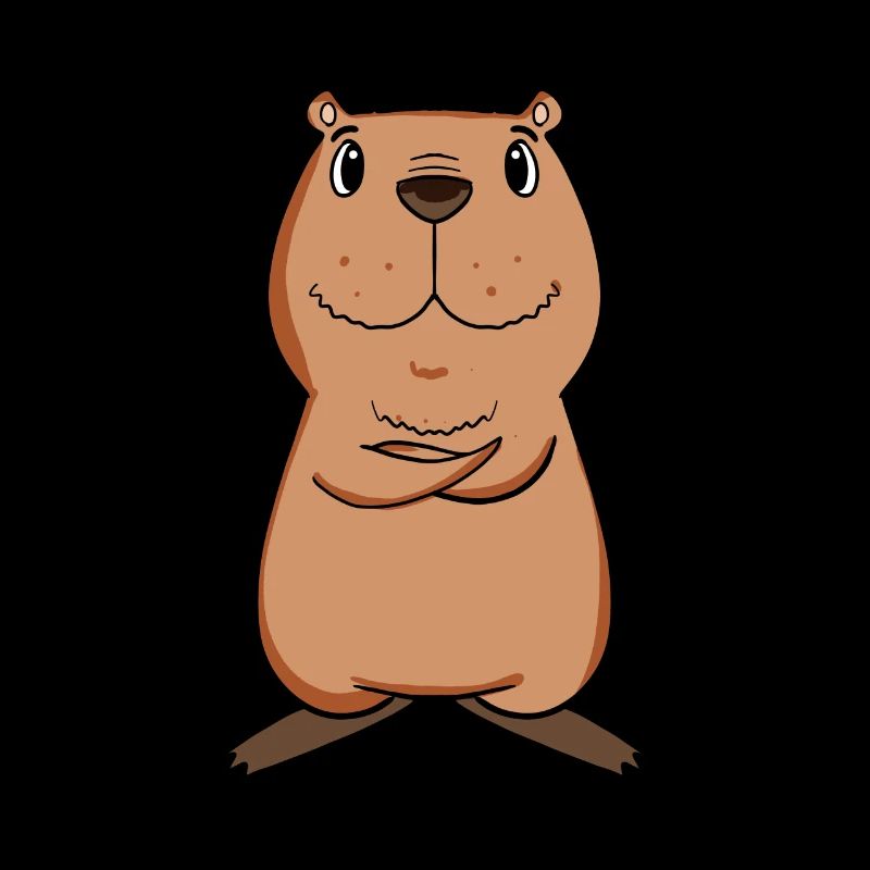 Capybara capybara motif