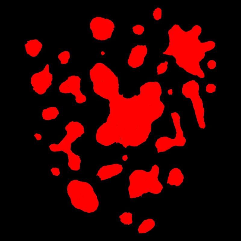 Drop stain pattern