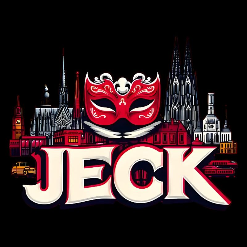 Carnaval de Cologne cathédrale Jeck Design