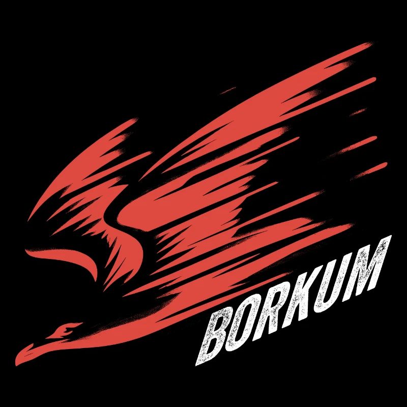 Borkum Dive Low Flyer Seagull Vacation T-Shirt