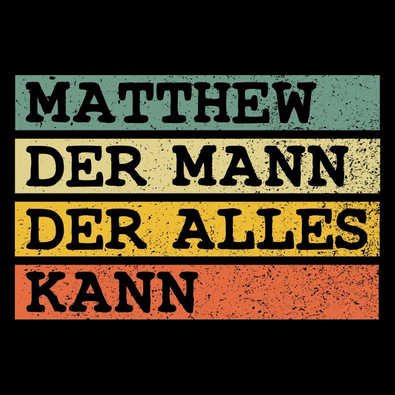Der Mann Der Alles kann Matthew