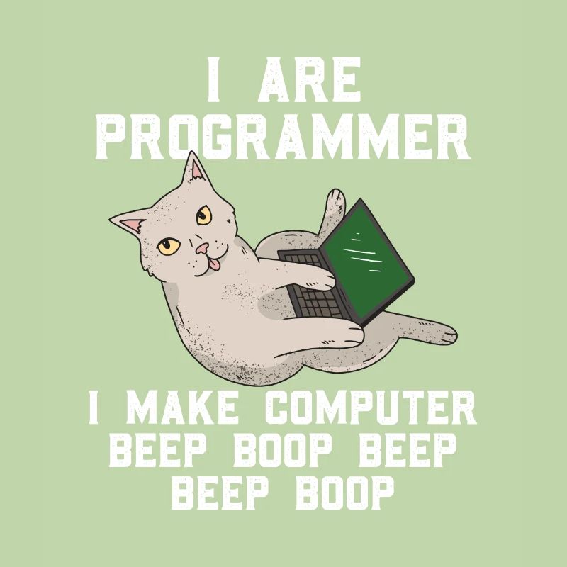 Programmierer Katze