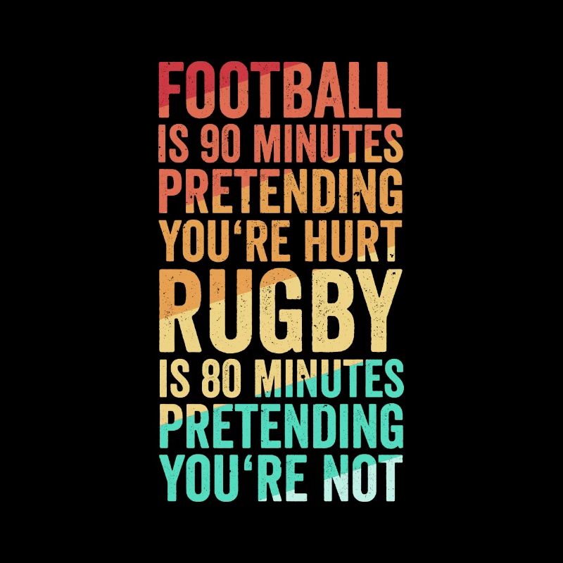 Funny rugby design
