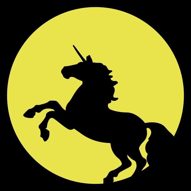Licorne au Clair de lune