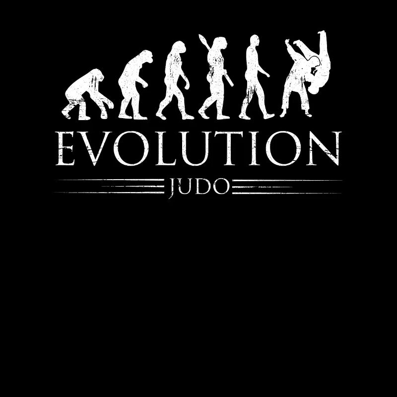 Judo-Kämpfer-Evolution