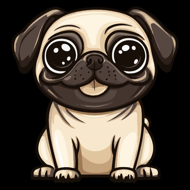 Pug Hund Niedlich