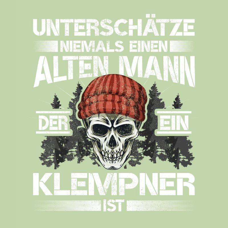 Klempner Alter mann Heizungsbauer