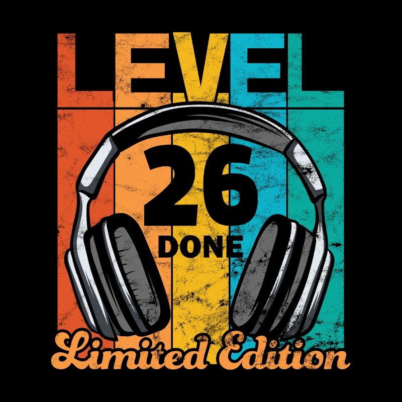 Gaming Geburtstag 26 Jahre Level 26 Complete