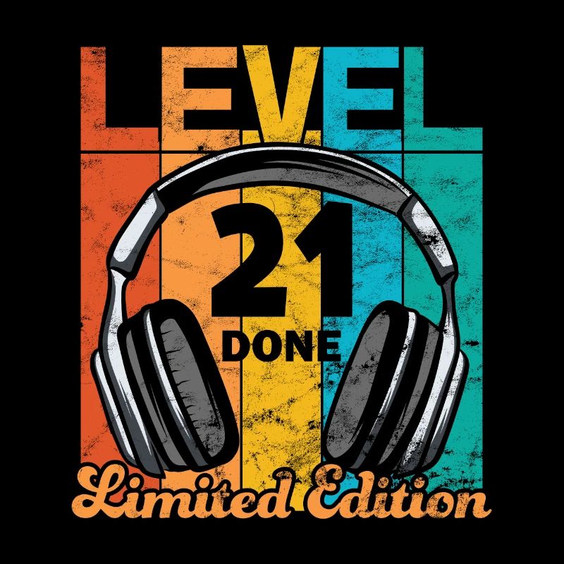 Gaming Birthday 21 Years Level 21 Complete