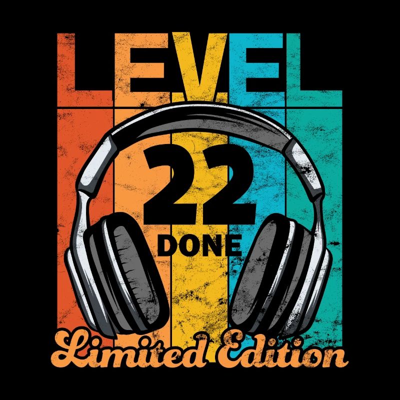 Gaming Birthday 22 Years Level 22 Complete