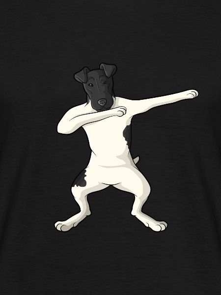 Glatthaar Foxterrier Hund