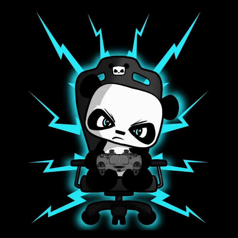 Cute Gaming Panda, PEW PEW, Nerd, Gamer, Gaming