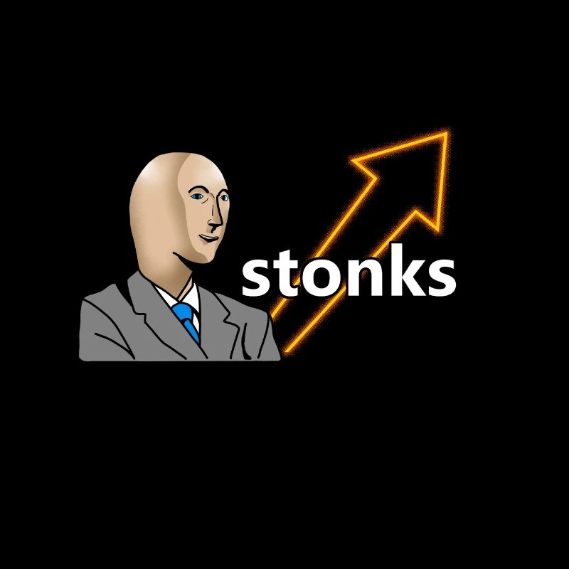 Stonks Meme Aktien Börse Geschenk