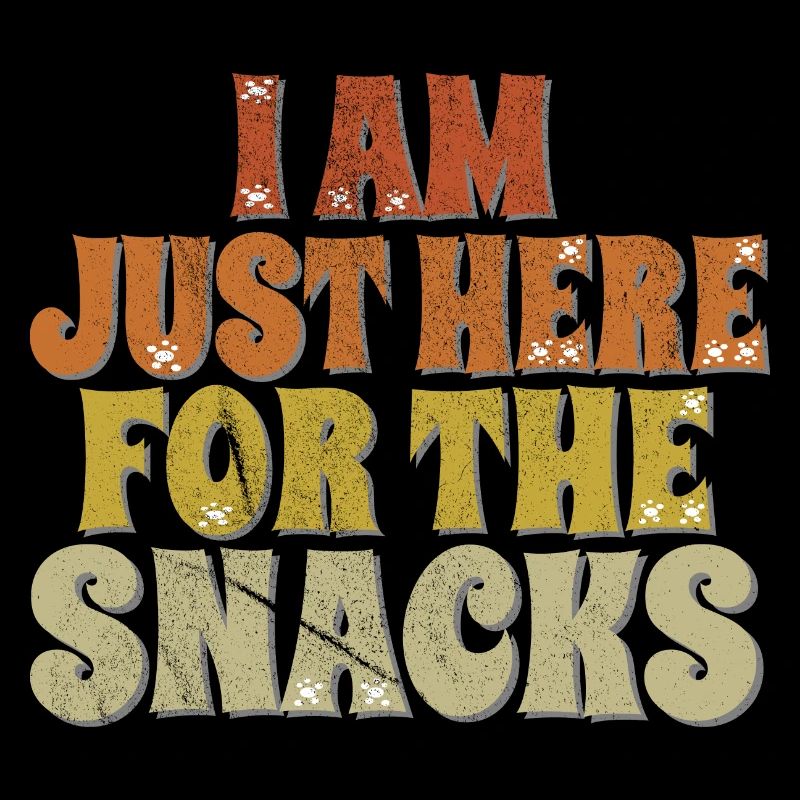 Baseball I'm Just Here For The Snacks Vintage