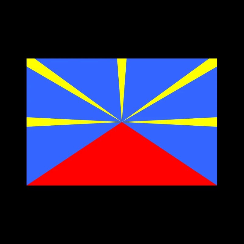 drapeau de l'île de la Réunion mahaveli 974