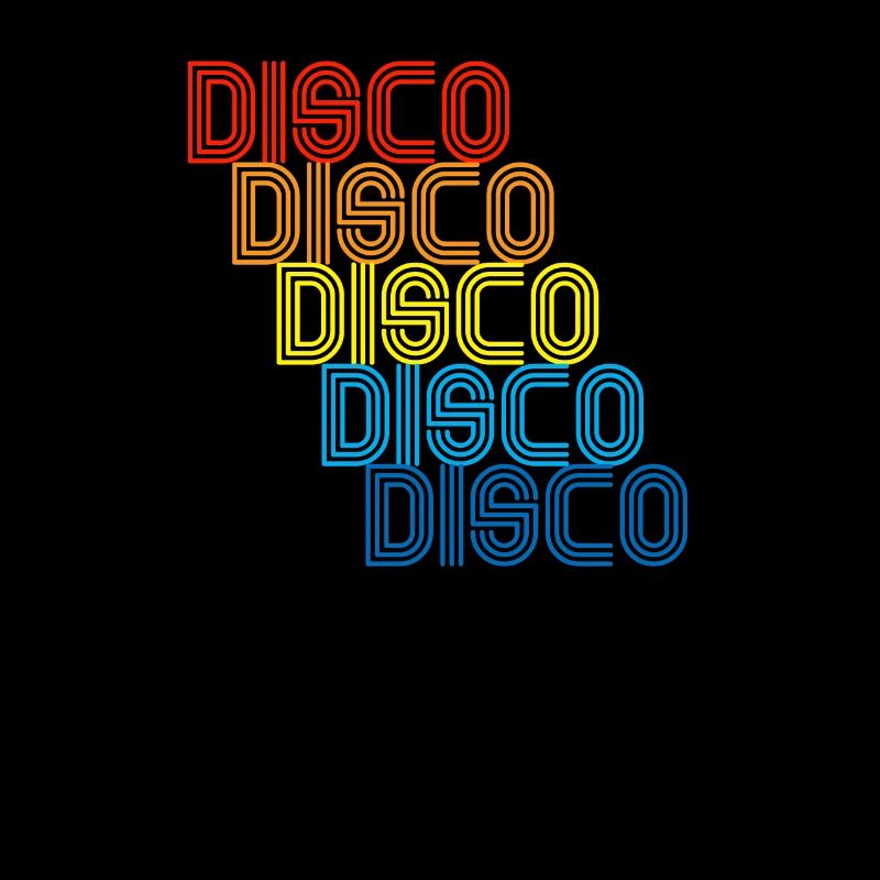 Disco Repeat Rainbow 1970s Disco Funk Vintage