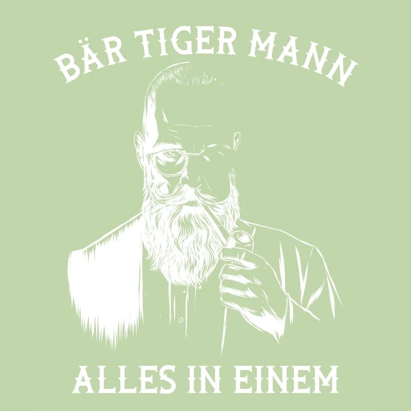 Bart Vollbart Schnurrbart Bärtig Bär Tiger Mann
