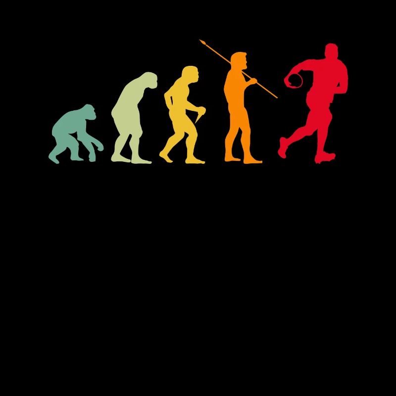 Rugby Evolution Des Menschen Rugbyspieler