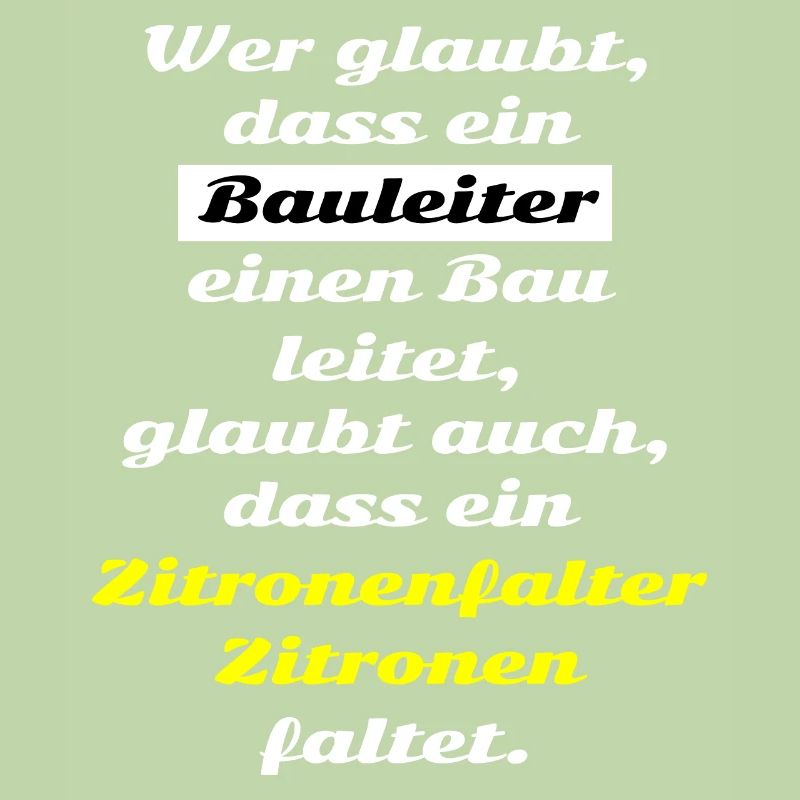 Wer glaubt dass ein Bauleiter einen Bau leitet ...