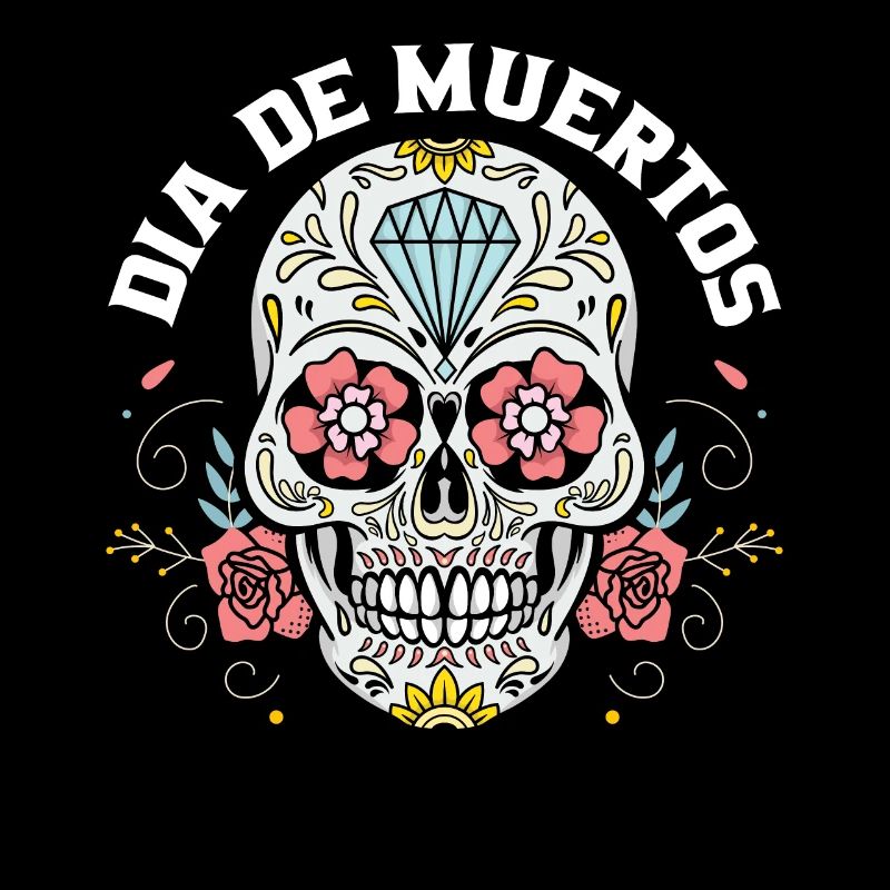 Dia De Los Muertos Sugar Schädel Mexikanisch