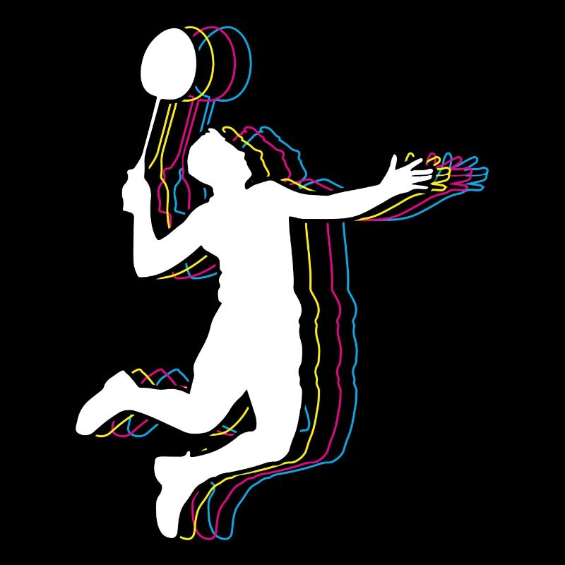 Badminton Retro Badminton Player