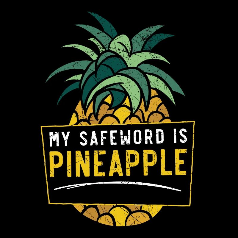 Mon mot de sécurité est le fruit tropical d’été à l’ananas