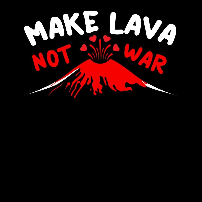 Faire de la lave pas de la guerre Science de la Terre Volcano Scientist