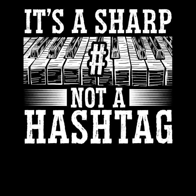 C’est un musicien de piano sharp pas un hashtag