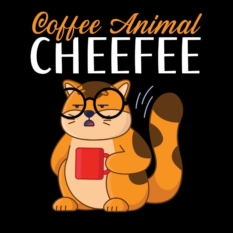 Coffee Animal Cheefee Caffeine Drinker Cheetah
