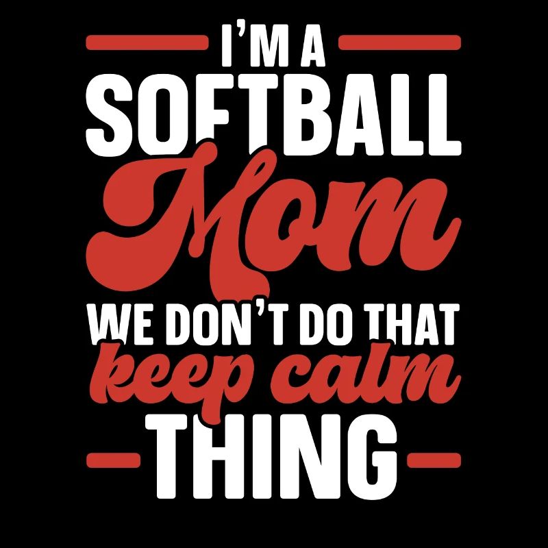 Softball Mom Softball Player Pitcher Catcher