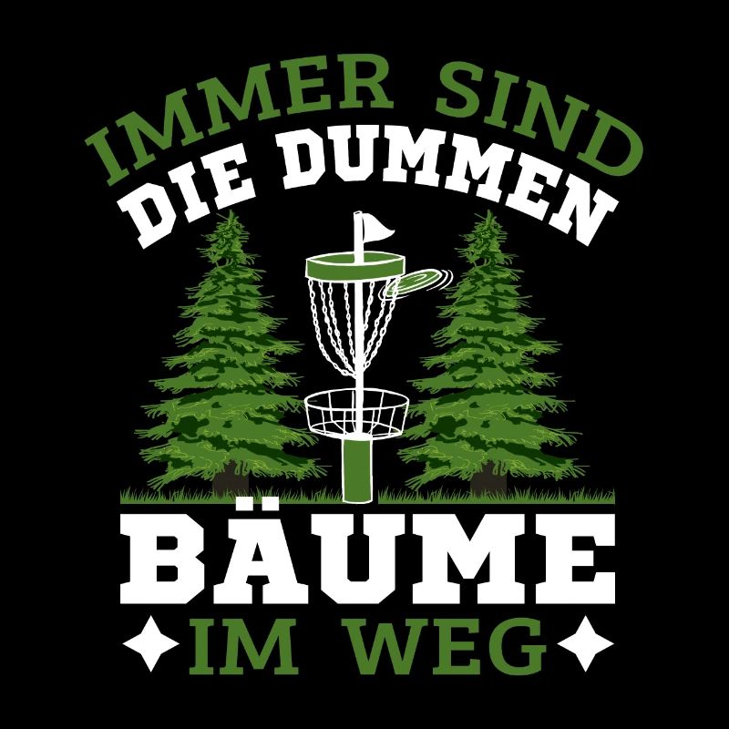 Disc Golf Immer sind die Bäume im Weg