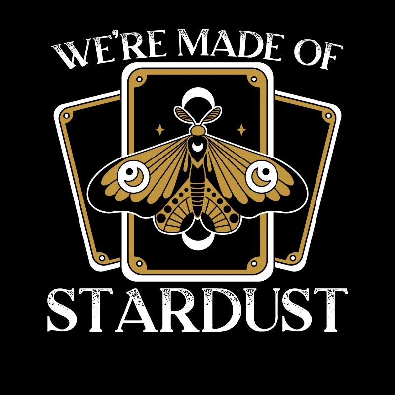 Nous sommes faits de carte de Tarot Stardust lisant occulte