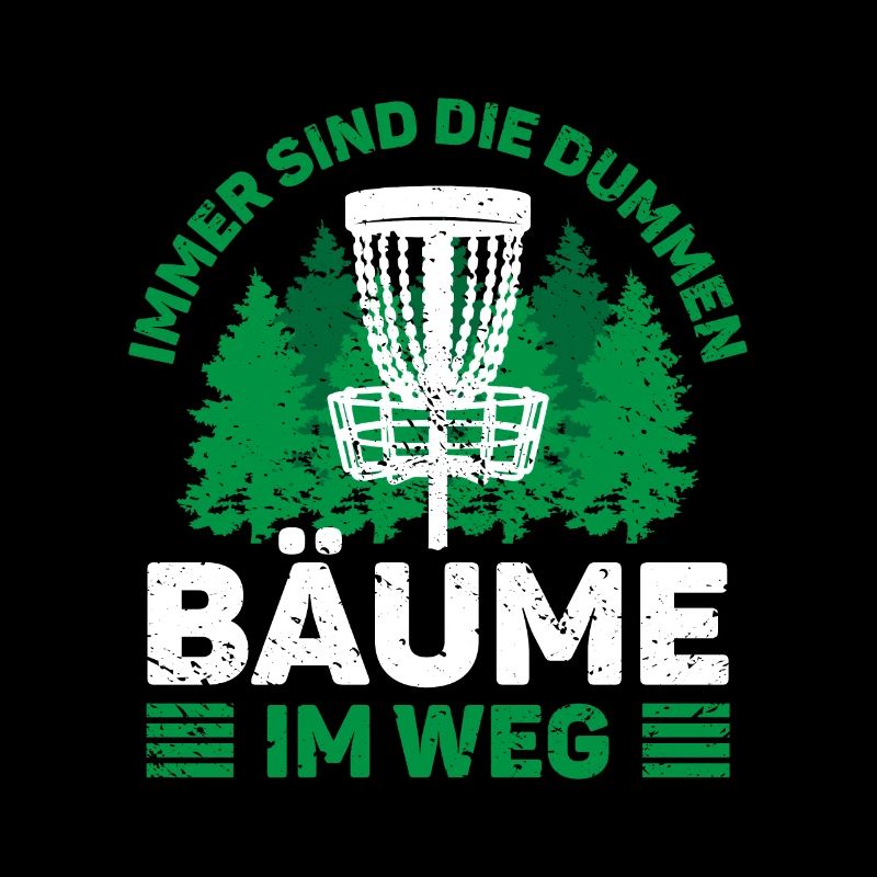 Disc Golf Immer sind die Bäume im Weg